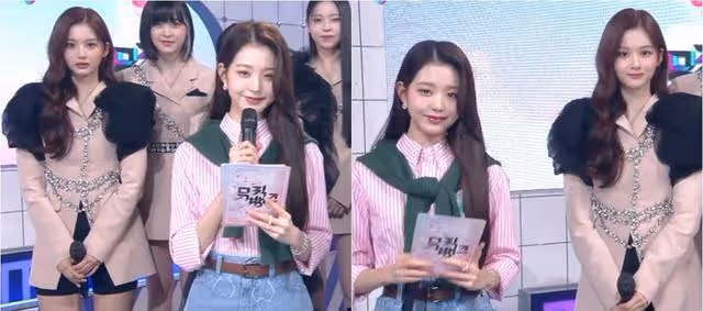 張員瑛與NMIXX成員sullyoon同框引熱議,韓網友:風景美如畫!