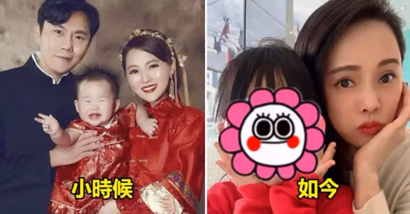 伊能靜女兒越來越美！6歲米粒和媽媽「嘟嘴賣萌」長得太像，尤其是「嘴巴和眼睛」似復製粘貼