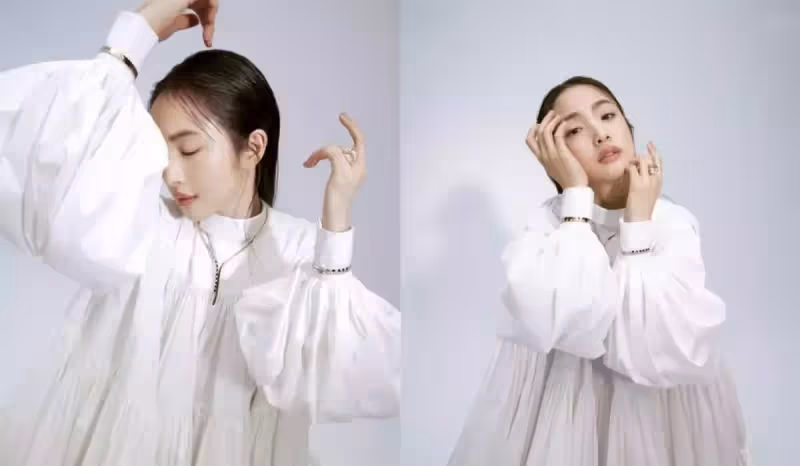 林依晨首曬女兒側臉!小公主皮膚粉嫩發量濃密,幸福感歎:有你們真好