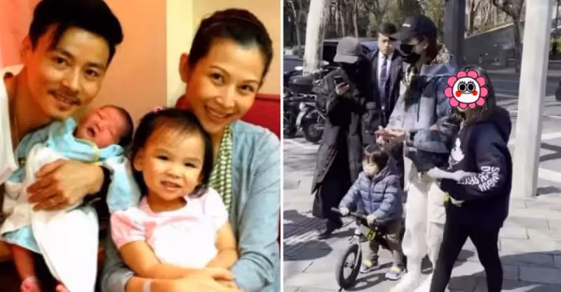 蔡少芬帶娃遊玩！與女兒挽手臂似姐妹，10歲大女兒直視鏡頭「臉型五官」超像媽媽
