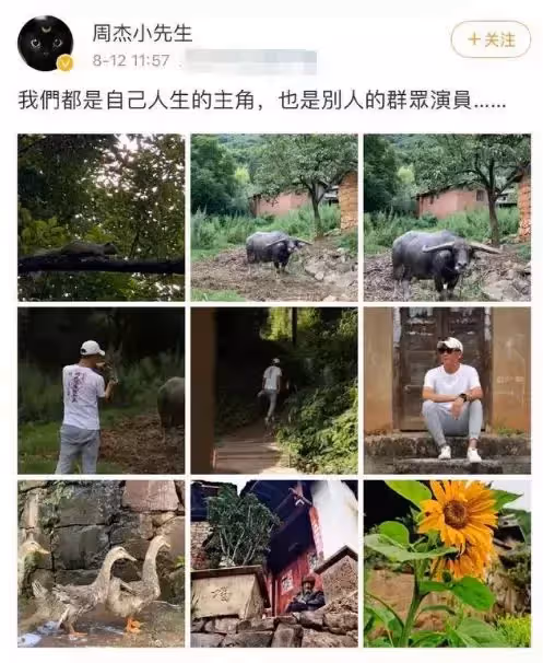 男神變農民!「爾康」退隱下地種植大米享田園生活,鄉下住宅與千畝良田構「巨幅太極圖」氣勢恢宏超壯觀
