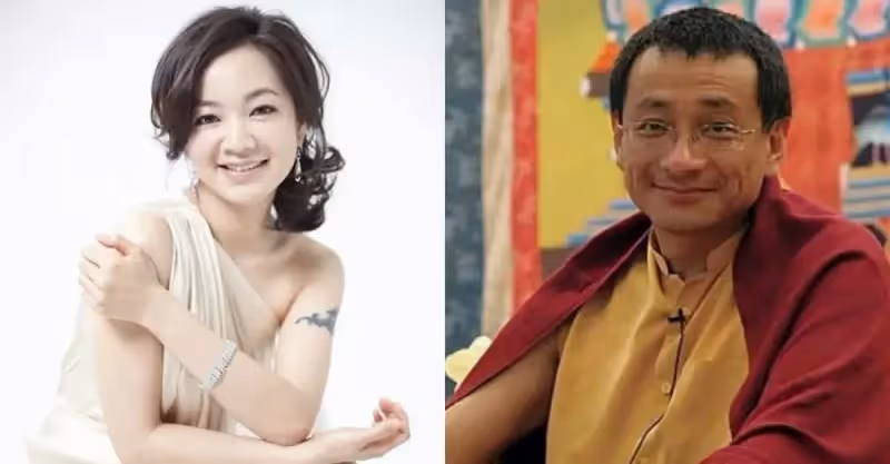 阿雅的老公是轉世活佛，因學習佛法相識，夫妻二人孩子都已經6歲，「柏拉圖」式婚姻每年僅見面3、4次