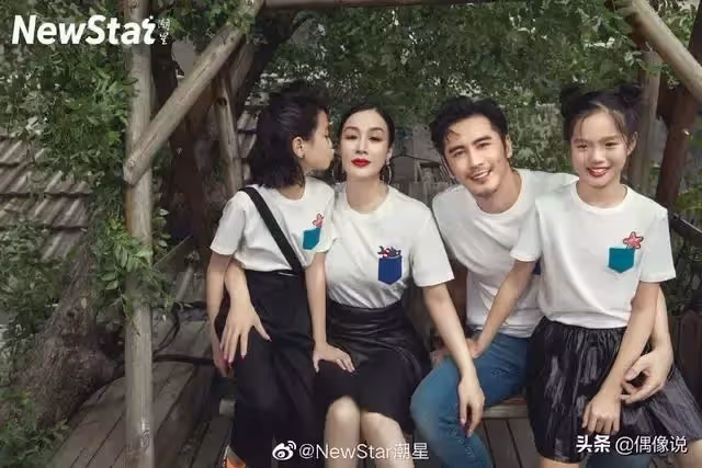 鍾麗緹一家4口拍大片! 「母女三人顏值高」 9歲考拉甜美像媽,二女兒超模臉出眾