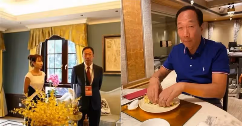 郭台銘百坪豪宅，「價值百萬元老虎雙面繡曝光」住330㎡別墅，裝潢十分簡樸，網友：太接地氣了！