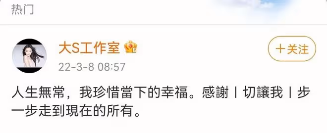 大S剛離怎麼又閃婚了?這次會是良配嗎?