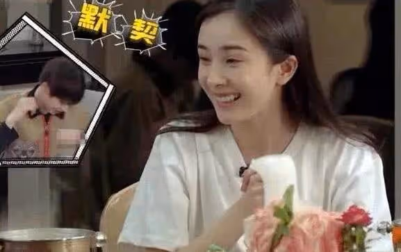 楊冪被奶油糊一臉！洗乾淨後妝容全無    露出「純素顏」，暴光34歲最真實的樣子