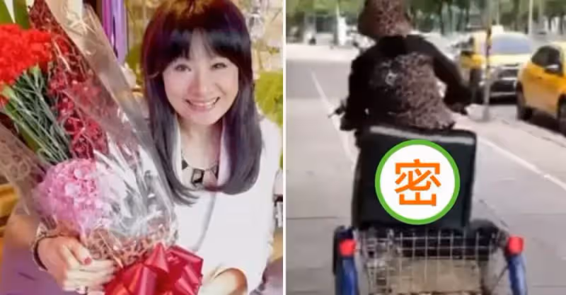 70歲比莉真接地氣！騎三輪車送外賣，眼角眉梢透露好心情，艱難心酸的日子總會過去：要微笑面對生活！