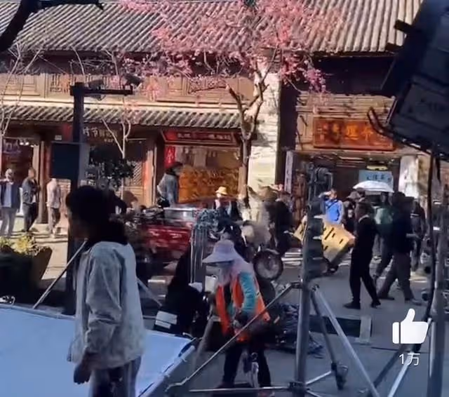 劉亦菲拍戲被偶遇,身材發福雙下巴明顯,遮擋嚴實難掩出眾氣質