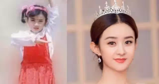 3歲的楊冪,4歲的熱巴,5歲的baby,6歲的趙麗穎,網友:7歲她「變化最大」