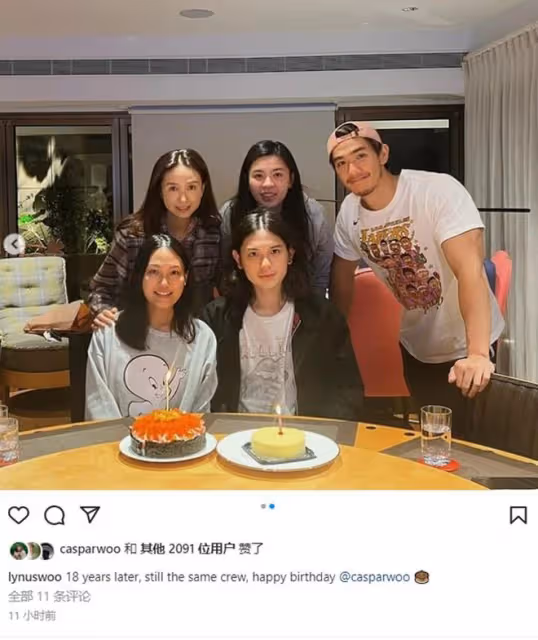 霍啟剛堂妹婚後首張全家福曝光,婆婆吳婉芳素顏出鏡,54歲似少女