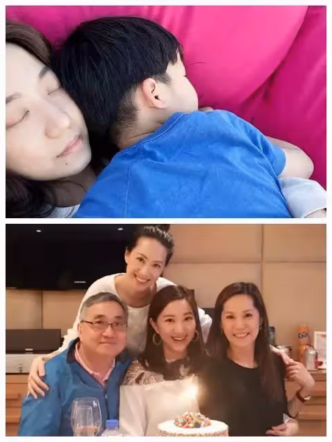 甄子丹小姨子曬近照,素顏出鏡嘴唇乾裂狀態不佳,抱著兒子沉睡