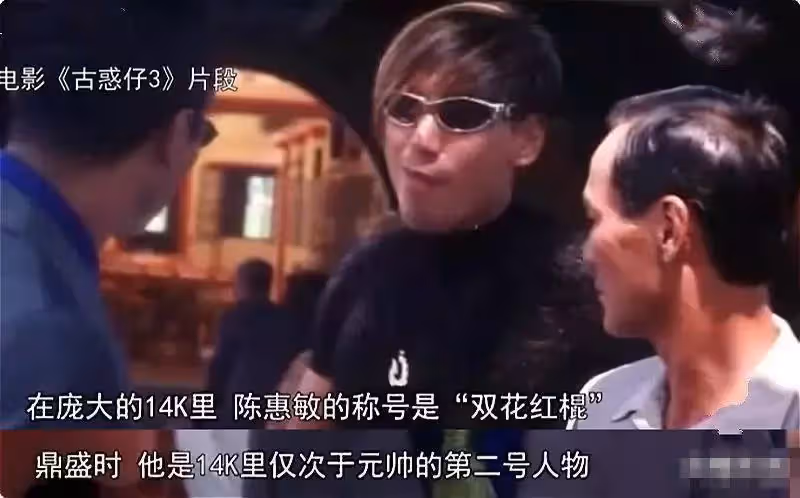 14K大佬陳慧敏談香港黑社會:等級森嚴,紅花雙棍不是最大的