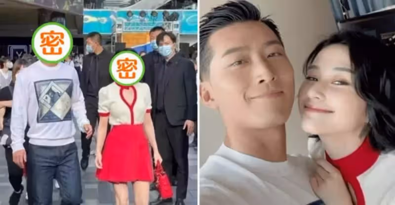 竇驍何超蓮被偶遇，何超蓮精緻似芭比，竇驍像保鏢，網友：豪門難進