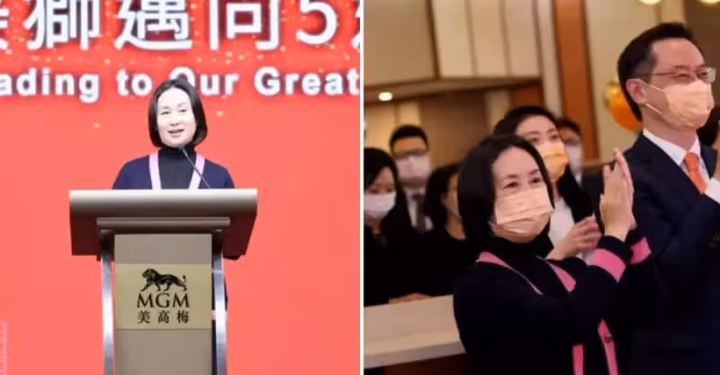 59歲何超瓊久違現身，慶公司成立5周年，身家大跌7億無損好心情