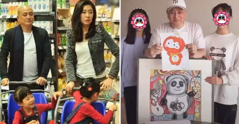 湯鎮業罕曬雙胞胎女兒！倆姐妹五官精緻顏值高，「瓜子臉」神似媽媽，網友：港姐候選人