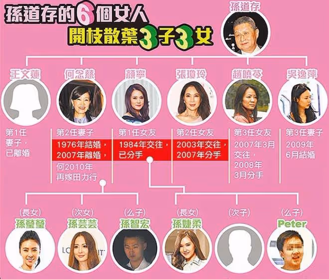 富豪病逝留16億債務,小32歲遺孀生活仍富貴,女兒孫芸芸放棄繼承