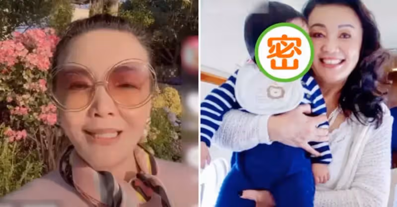 想孫子了！63歲張蘭思孫心切，曬「與孫子合照」憶過往滿臉笑，被網友喊話：快去爭「撫養權」