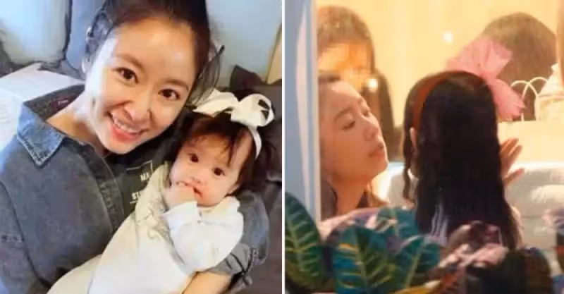 霍建華大手筆為女慶生，林心如打扮太隆重，5歲小海豚近照曝光，網：氣質太像媽