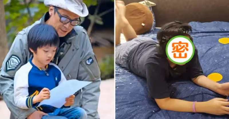 吳鎮宇兒子近照曝光！13歲費曼「五官越長越像爸」暴風抽高 「眼角傷疤超明顯」 網直呼：太心疼