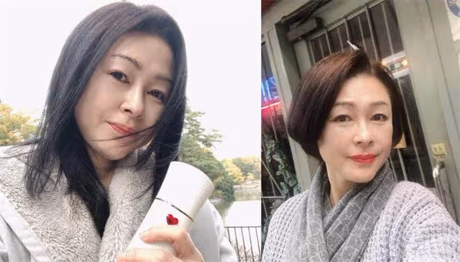 54歲日本艷星近況曝光,年過半百風韻猶存,嫁人後生活美滿