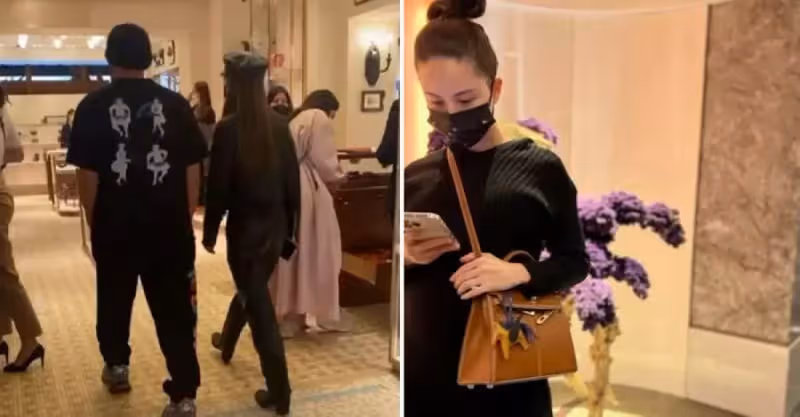 昆淩懷孕6個月，周杰倫帶她逛街，挺著大肚子的昆淩「孕樣十足」，網友：幸福媽媽
