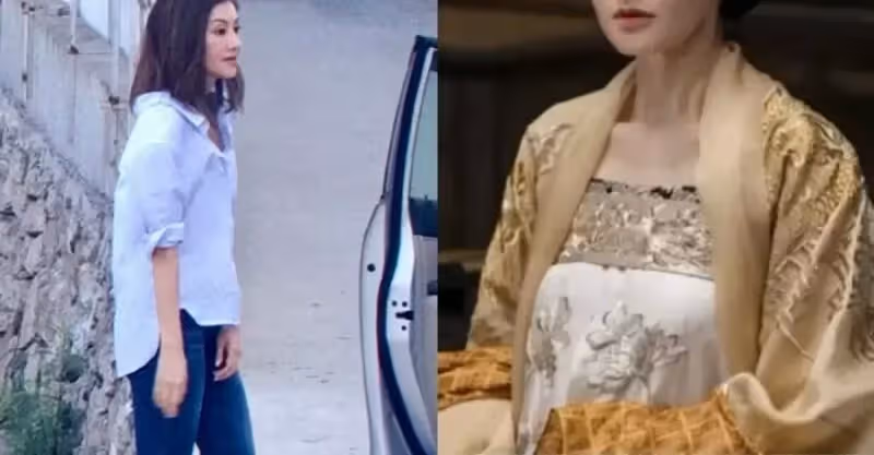 嫁富豪11年引退！「李嘉欣頂貴妃妝復出」49歲依舊美艷動人「罕見現身片場」網友：保養太好了