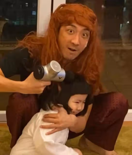 二十四孝父親!TVB小生家中搞新意,改造成臨時釣蝦場供兒子解悶