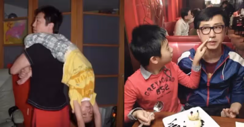 不捨兒子太快長大！哈林「淚崩認為父放不下」：不顧我反對　「2張老照片+4字祝福」感動全網