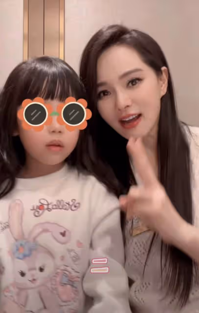 伊能靜罕曬5歲女兒正臉,米粒齙牙突出嘴唇略厚,被疑腺樣體肥大
