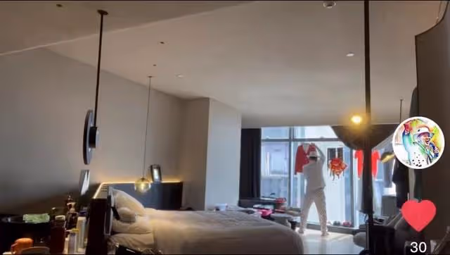萬梓良曬居家隔離視頻，獨自一人房間內狂扭，行為引爭議狀態成謎