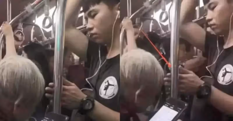 捷運最暖小哥！聽耳機犯困「手卻默默撐著」，被曝光後爆紅「獲10萬粉絲」網：最好的炫富就是教養