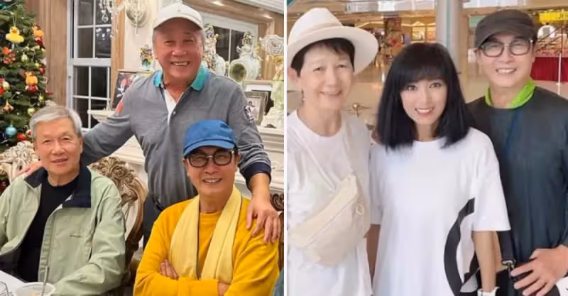 石修和好友米雪劉松仁開心相聚！3人難得同框合影精神狀態好