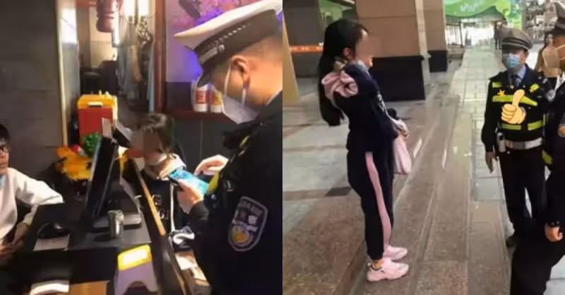 可愛又機智！11歲小女孩獨自出門補習功課，弄丟零花錢向員警叔叔借錢吃麵