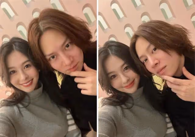 邱淑貞女兒與南韓男星金希澈貼臉合照粉絲:追不到你就追你的女兒