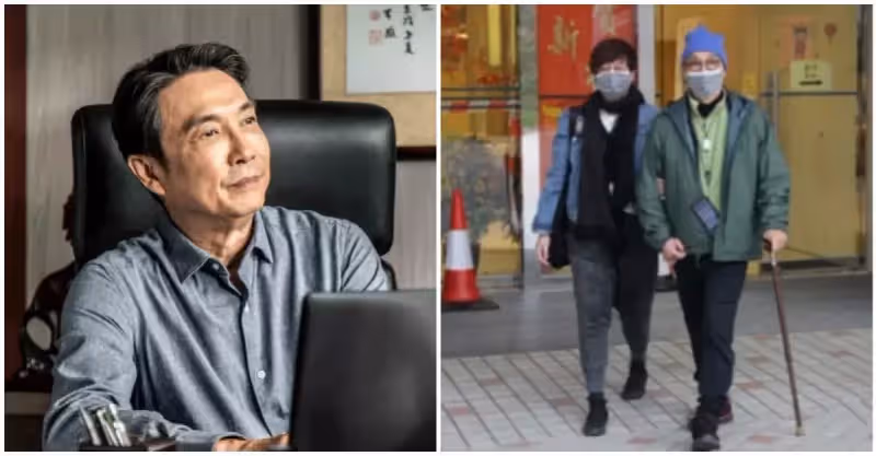 2年前突中風！劉松仁「杵拐杖跛腳前行」身型消瘦　71歲「與小20歲嬌妻」共度晚年美好