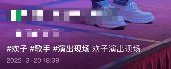 37歲歌手歡子現身簡陋商演,緊皺眉頭再唱成名曲,台下僅一人互動