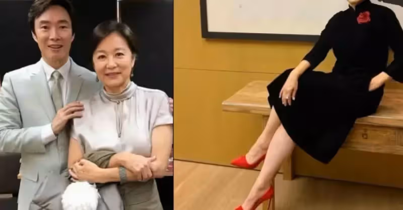 破離婚傳聞！林青霞65歲慶生照曝光「穿旗袍踩高跟鞋跳舞」大紅唇驚艷無比，富豪老公為她鼓掌