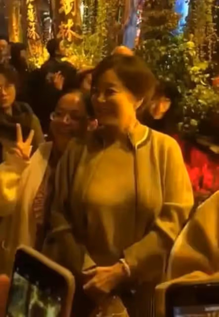 破離婚傳聞！林青霞65歲慶生照曝光「穿旗袍踩高跟鞋跳舞」大紅唇驚艷無比，富豪老公為她鼓掌