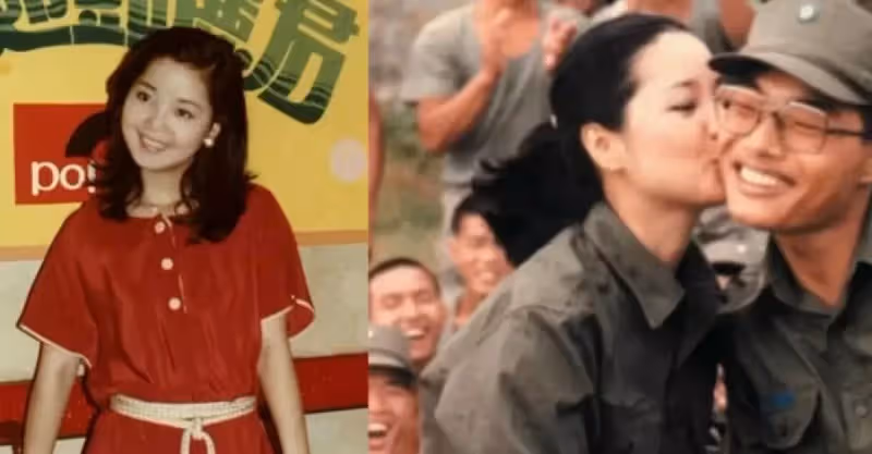 女神的眷顧！當年被「鄧麗君親過的士兵」3天只洗半邊臉，親吻照隨身帶，今現狀爆光惹人羨