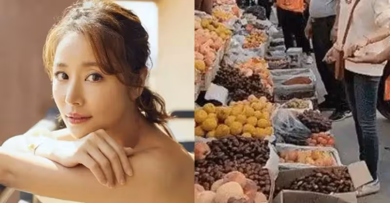 還珠女神人氣高！林心如街頭買水果，打扮樸素接地氣，「撒嬌砍價」遭眾人圍觀