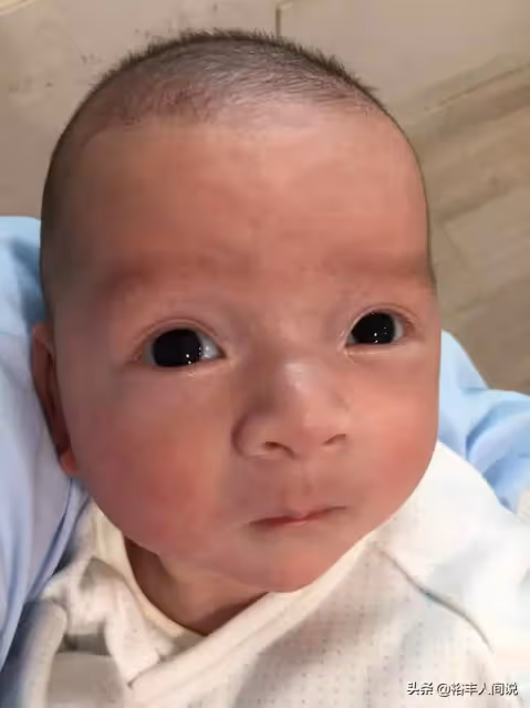 明金成去世一個多月後，龍鳳胎正式啟程回家，不哭不鬧睡了一整夜