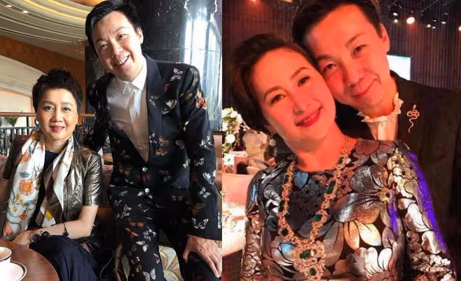 百億富婆梁安琪大排檔吃飯,同行人被指是何超瓊,兩人有說有笑