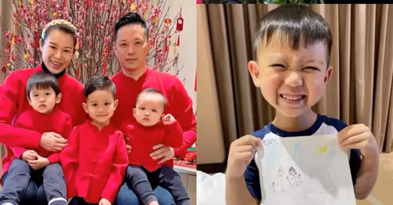 胡杏兒倆兒子被曝確診新冠，已在深圳醫院隔離治療，住院單據曝光