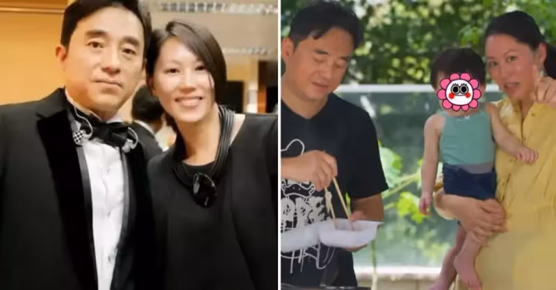 呂方首攜妻女拍廣告！1歲女兒「單眼皮」超像老爸，呆萌可愛太討喜，老來得子全是寵愛