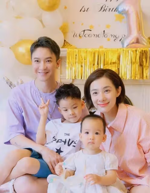 體操女神劉璇首曬女兒正臉照!小公主「大眼睛超水靈」長相神似爸爸,1家4口幸福溢滿屏