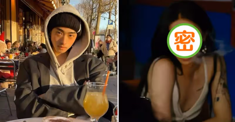 伊能靜兒子再穿深V裝，吞雲吐霧盡顯嫵媚，與外國辣妹合照似姐妹