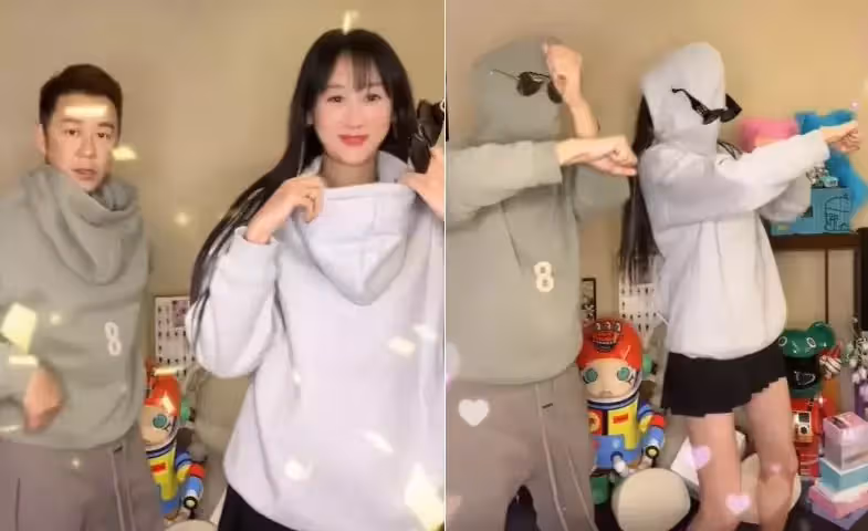 蔣麗莎與老公家中熱舞！長腿纖細塞不滿靴子，雜物擺一地顯擁擠