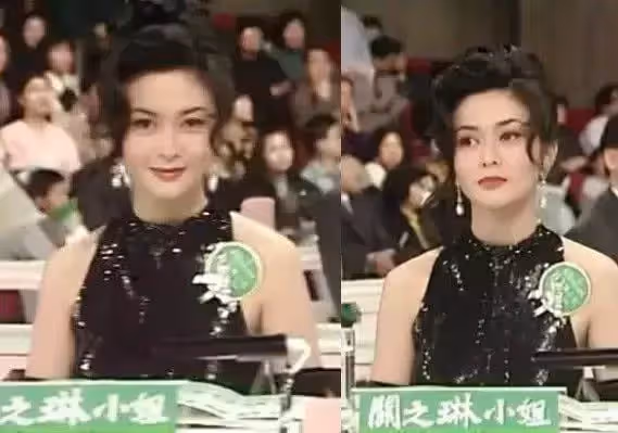 23歲鐘麗緹的選美照曝光,評委竟是31歲關之琳,網友:她的美無人能及!