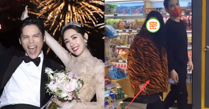 郭碧婷怎麼被婆家養成這樣！穿貂皮身形富態，走路慢吞吞一臉疲憊