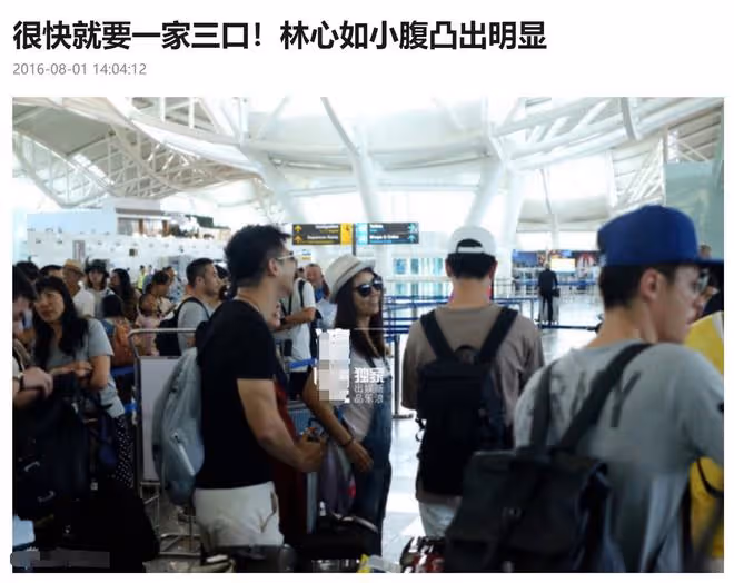 林心如夫婦罕合體,連發6張自拍秀恩愛,霍建華甘為愛妻當背景板